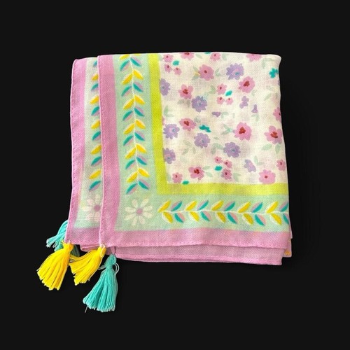 Zara pastel floral - zara, tassel