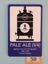 Beer Pump Clip Badge  North Riding Brewery  Yorkshire - Pale Ale version 4