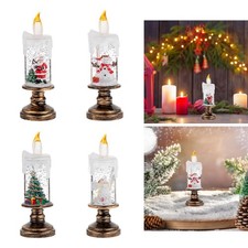 Christmas Snow Globe Candle