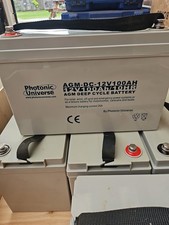 AGM 12v 100 AH/10HR DEEP CYCLE BATTERYS