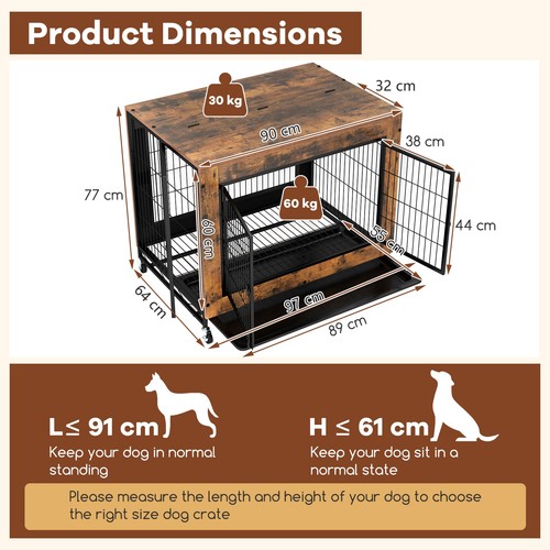 Top dog crate furniture - dog,