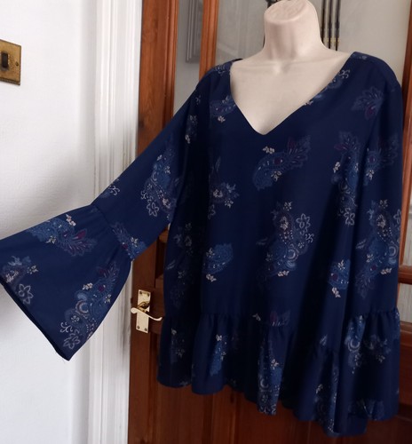 Bnwt vtg look chiffon - chiffon, tiered