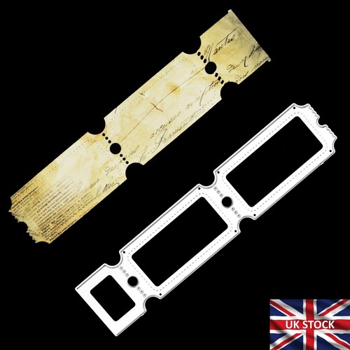 Retro tickets metal cutting - tickets,