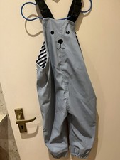 Next Boys Blue Puddlesuit Size 3-4 Years - New Without Tags