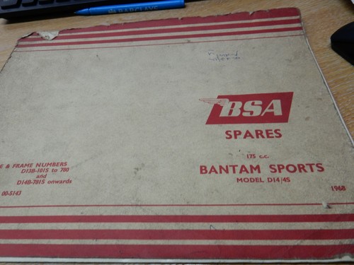 Bsa spares catologue - spares,