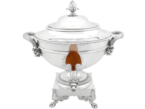 Sterling silver samovar - sterling, by