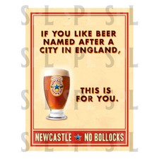 Newcastle Brown Ale Metal SIGN