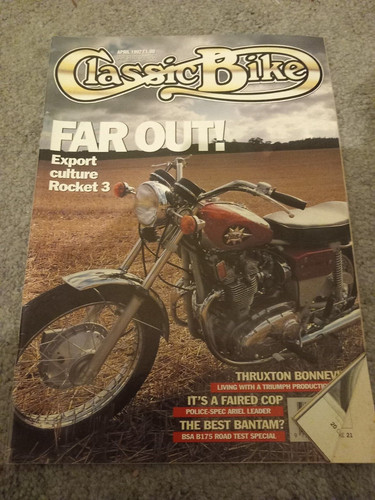 Classic bike magazine back - bike,