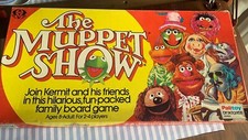 Vintage Muppet Show Board Game - ATV Palitoy 1977 Kermit Fozzie Miss Piggy