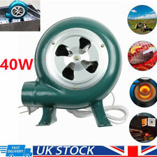40W Combustion Blower Stove Fire Electric Fan For Barbecue Melting Forge UK