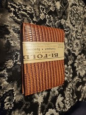 Genuine leather men’s bifold