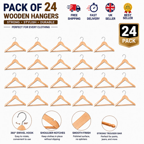 Prime wooden clothes hangers4 - prime,