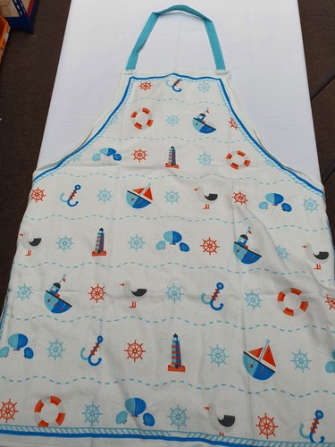 Nautical coastal kitchen - nautical, apron