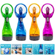 2 X WATER MISTING HAND FAN
