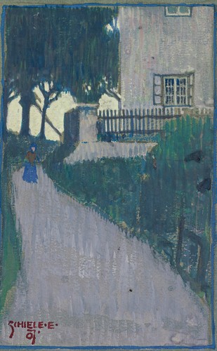 Egon schiele landscape with - egon,