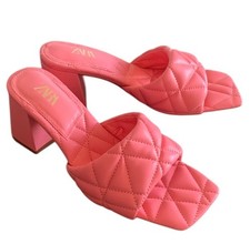 ZARA Solid Pink Faux-Leather