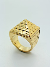 9ct Yellow Solid Gold Pyramid