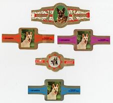 GERMAN SHEPHERD COLLECTION OF  DOG COLLECTABLE DUTCH CIGAR BANDS