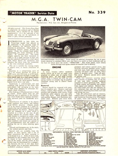 Mga twin cam 1958 - mg,