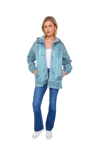 Ladies womens printed - womens, kagoul