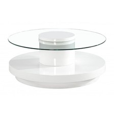 White coffee table - high, gloss