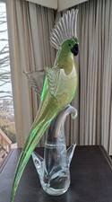 Murano 17” Glass Parrot