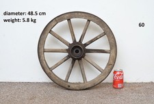 Vintage old wooden cart wagon