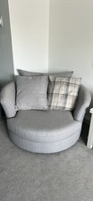 Corner DFS Swivel Chair Owen Cuddle Grey ? Sofa