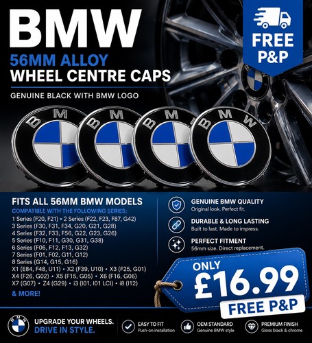 56mm for bmw alloy - alloy, wheel