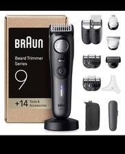 Braun Series 9 Titanium Beard Trimmer 52 Lengths BT9565 New Open Box