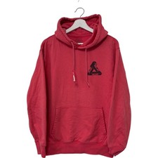 Palace Tri-Wobble Hood Skateboard Hoodie Red Cotton Medium