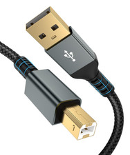 15FT USB Printer Cable, Nylon