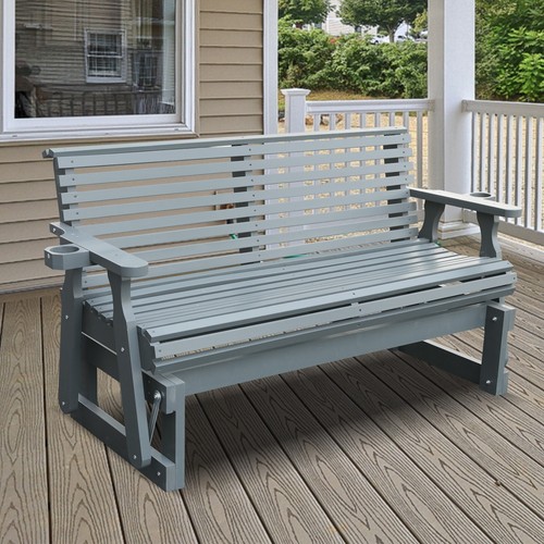 Seat wooden glider bench - wooden,