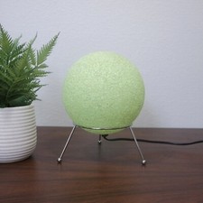 Vintage 90s Lime Green Popcorn Plastic Ball/Globe/Orb SQUIDGY LAMP Sensory Light