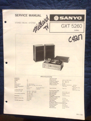 Sanyo gxt5260 gxt 5260 stereo - ,