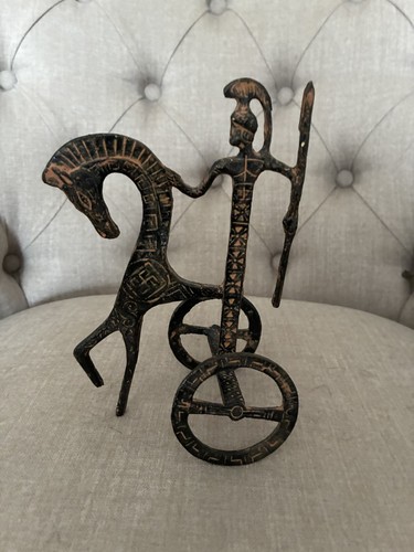 Etruscan horse chariot athena - chariot,
