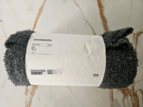 Ikea sandbrodd grey throw - ikea,