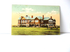 Golf Postcard. Golf Clubhouse