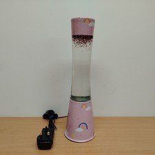Rainbow glitter lamp pink - lamp,