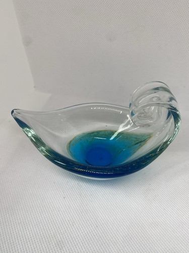 Vintage murano blue clear - vintage, &