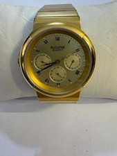 Accurist Watch Gold Tone