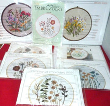 ASSORTED FLORAL EMBROIDERY