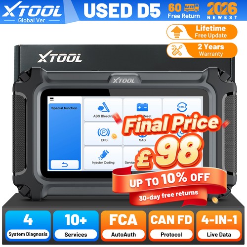 Used xtool car scanner obd2 - scanner, d5