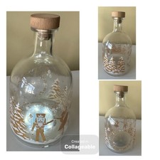 Marks & Spencer Snow Globe Blood Orange Gin Light-Up Musical  Bottle M&S Empty