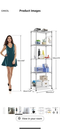 Tier chrome wire shelving - 5,
