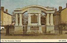 Ibstock, Leicestershire - War Memorial - postcard by Kingsley c.1960s