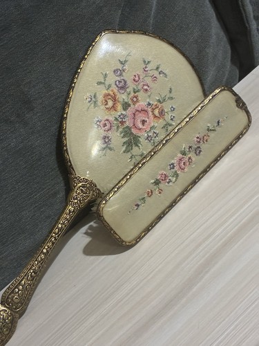 Vintage petit point - vintage, floral