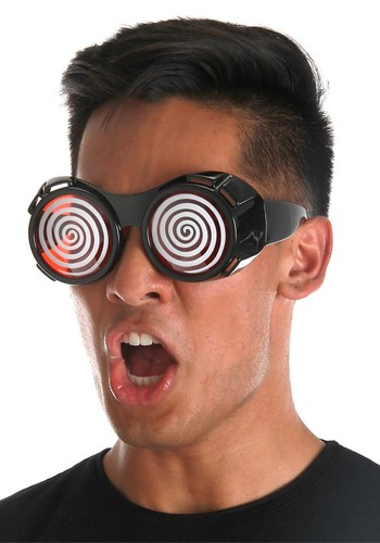 Black red ray goggles - x-ray,
