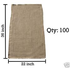 (100) 22x36 Burlap Bags Bulk -