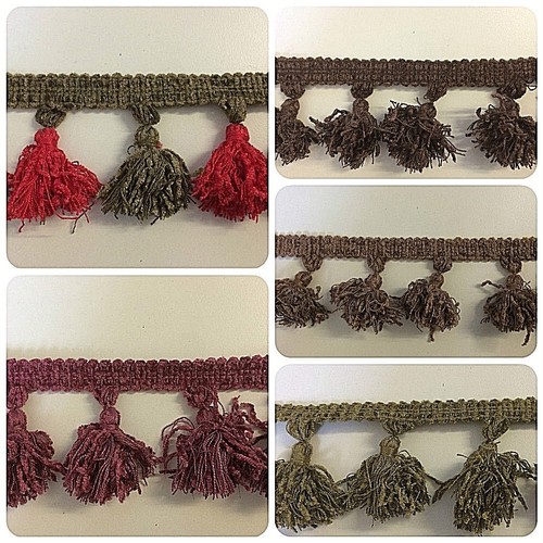 Chenille tassel fringe - chenille,